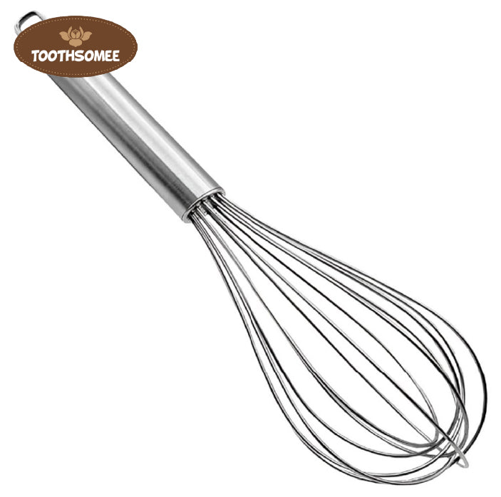 Manual hand beater mixer and egg whisk stainless steel