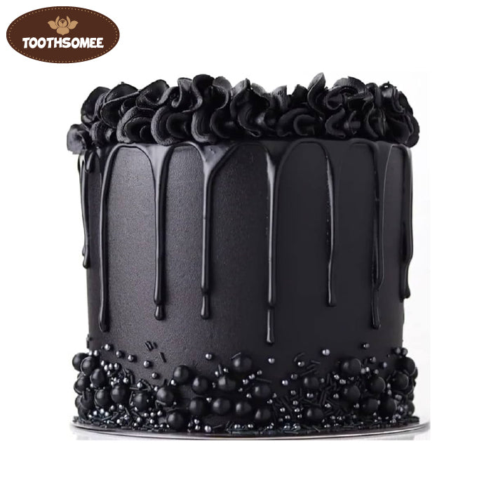 edible-black-pearls-cake-decoration