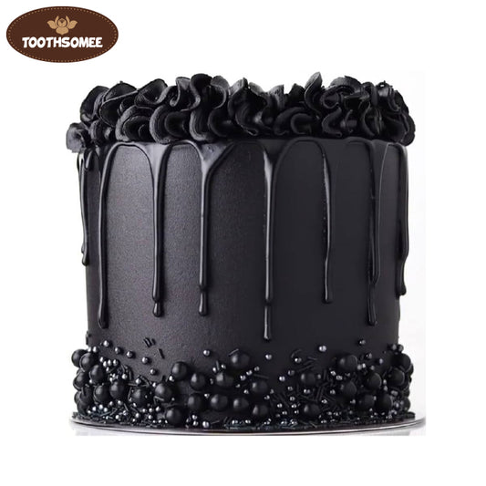 edible-black-pearls-cake-decoration