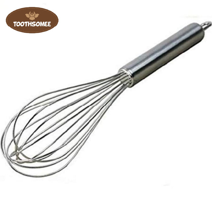 Manual hand beater mixer and egg whisk stainless steel