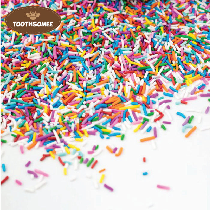 Colorful sprinkles for cake and cupcake decoration – Toothsomee baking toppings