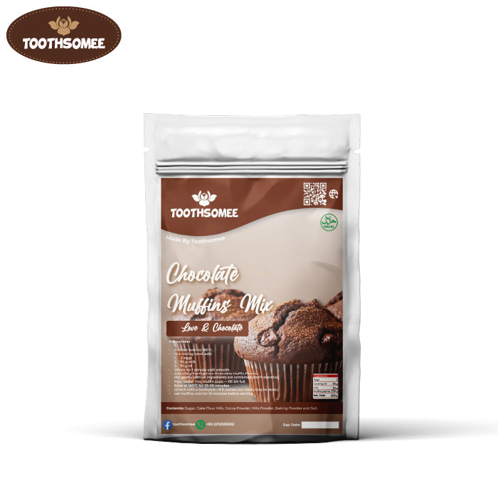 Toothsomee Chocolate Muffins Mix – Premium Baking Premix