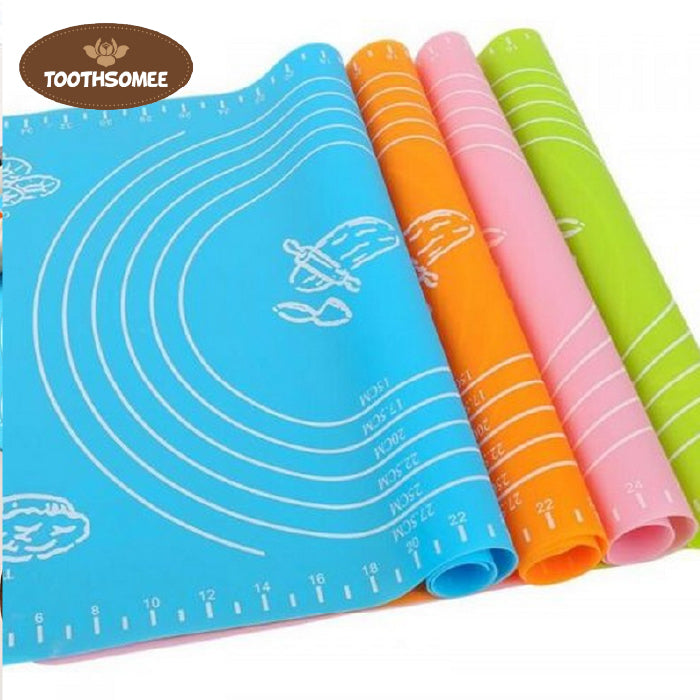 Non-Stick Silicone Pastry Dough Mat with Measurements