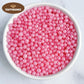 Pink edible pearls for cake decoration – Toothsomee baking sprinkles