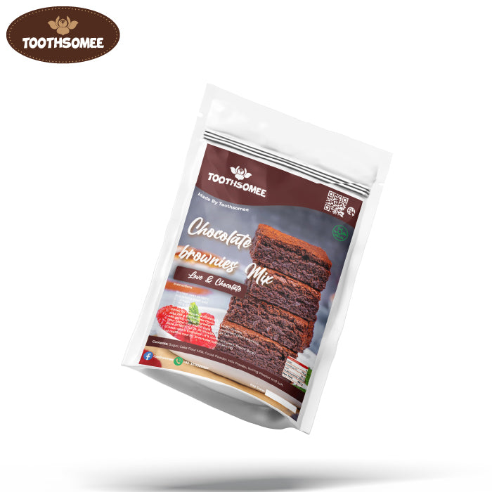 Toothsomee Chocolate Brownies Mix – Premium Baking Premix