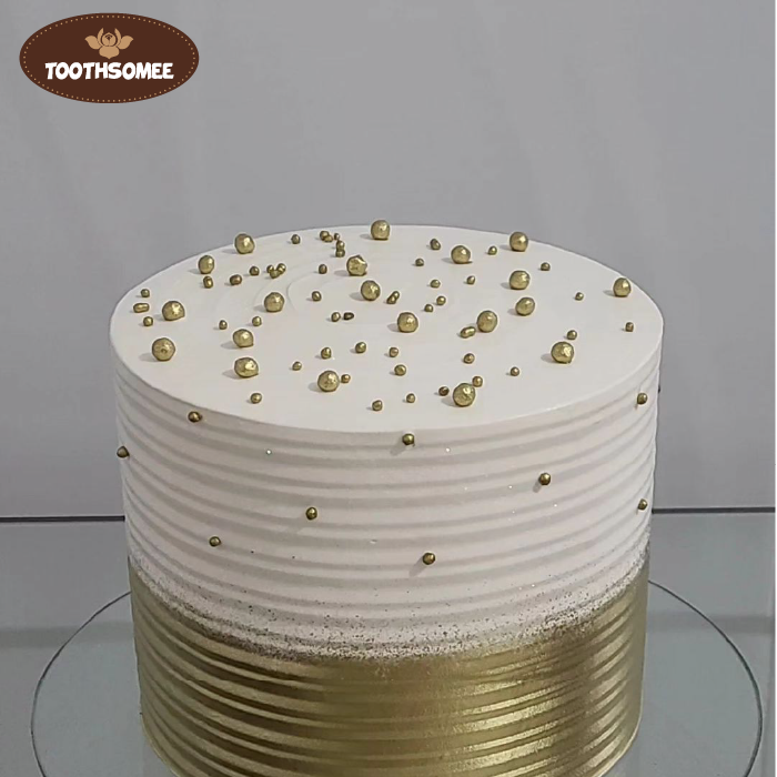 Gold Sugar Pearls Standard Quality