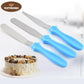 3 Pcs Stainless Steel Cake Decoration Knife Set