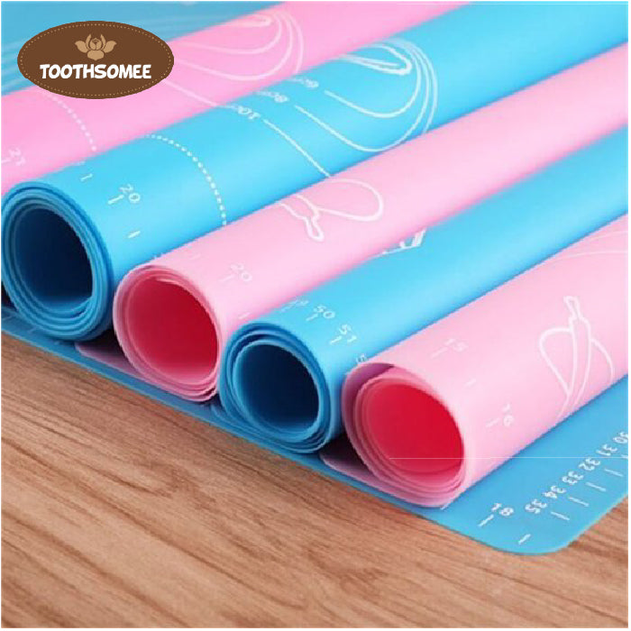 Non-Stick Silicone Pastry Dough Mat with Measurements