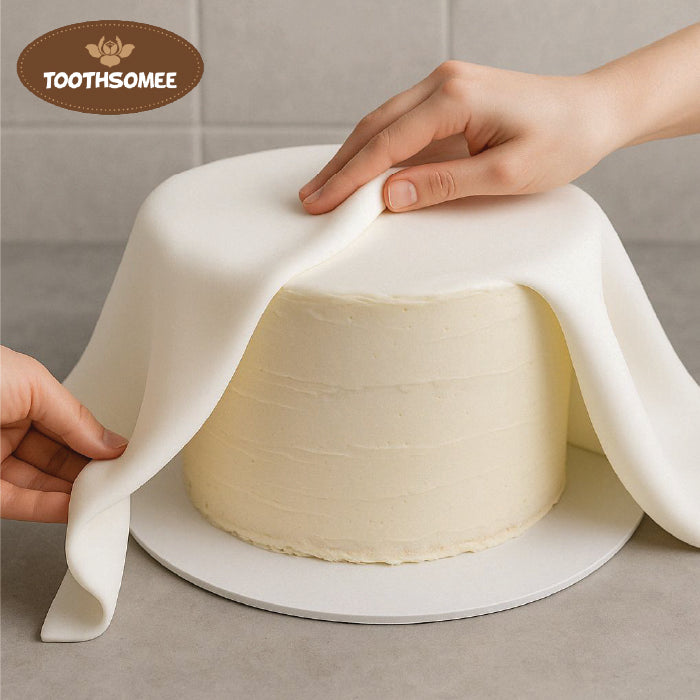 Smooth cake fondant icing – Toothsomee fondant for cake decorating