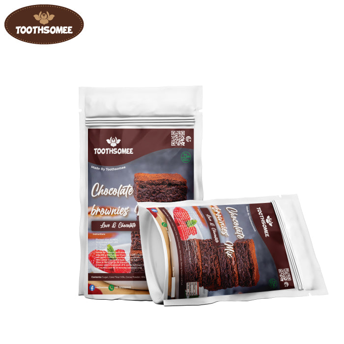 Toothsomee Chocolate Brownies Mix – Premium Baking Premix