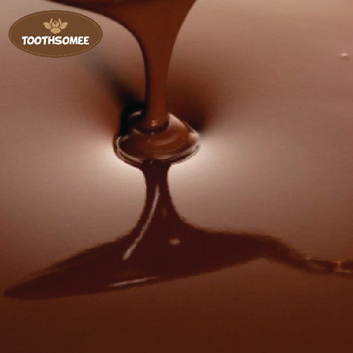 Toothsomee Chocolate Syrup premium dessert topping bottle for cakes and baking