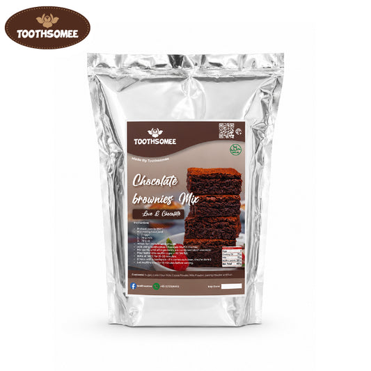 Toothsomee chocolate brownie mix 4kg pack for rich fudgy brownies