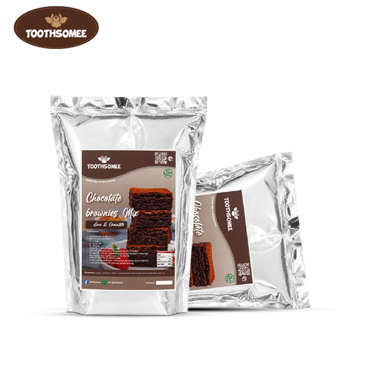 Toothsomee chocolate brownie mix 4kg pack for rich fudgy brownies