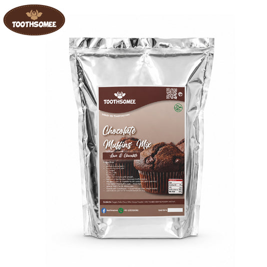 Toothsomee chocolate muffin mix 4kg pack for soft fluffy bakery muffins