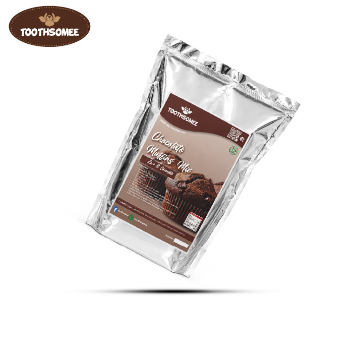 Toothsomee chocolate muffin mix 4kg pack for soft fluffy bakery muffins
