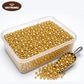 Toothsomee golden pearls 1kg jar for cake decoration and cupcake toppings