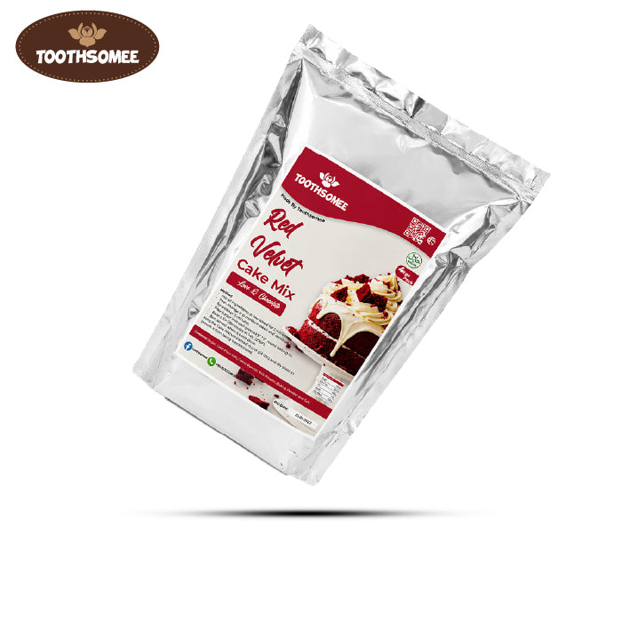 Toothsomee red velvet cake mix 4kg pack for soft moist bakery style cakes