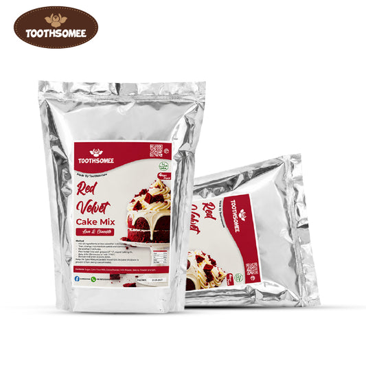 Toothsomee red velvet cake mix 4kg pack for soft moist bakery style cakes