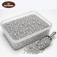 Toothsomee silver pearls 1kg jar for cake decoration and cupcake toppings