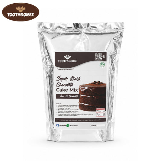 Toothsomee super dark chocolate cake mix 4kg pack for rich moist bakery style cakes