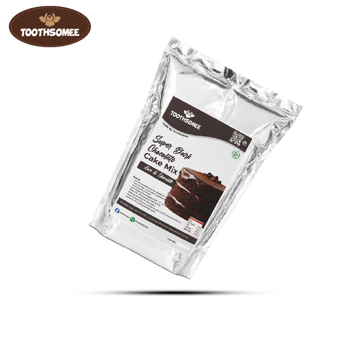 Toothsomee super dark chocolate cake mix 4kg pack for rich moist bakery style cakes
