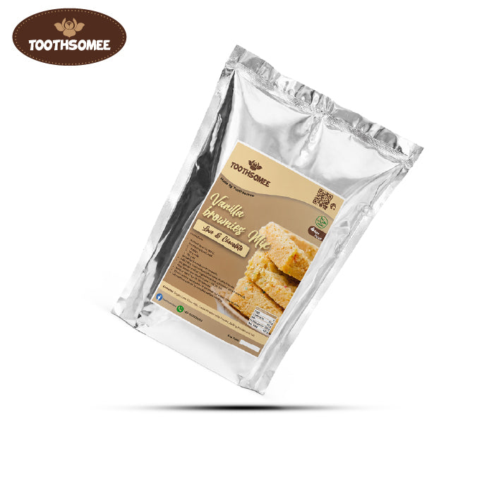 Toothsomee vanilla brownie mix 4kg pack for soft chewy bakery style blondies