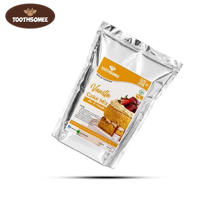 Toothsomee vanilla cake mix 4kg pack for soft fluffy bakery style cakes