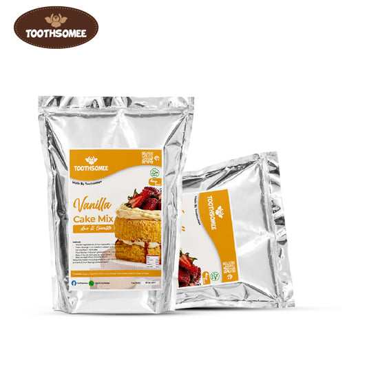 Toothsomee vanilla cake mix 4kg pack for soft fluffy bakery style cakes