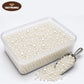 Toothsomee white pearls 1kg jar for cake decoration and cupcake toppings